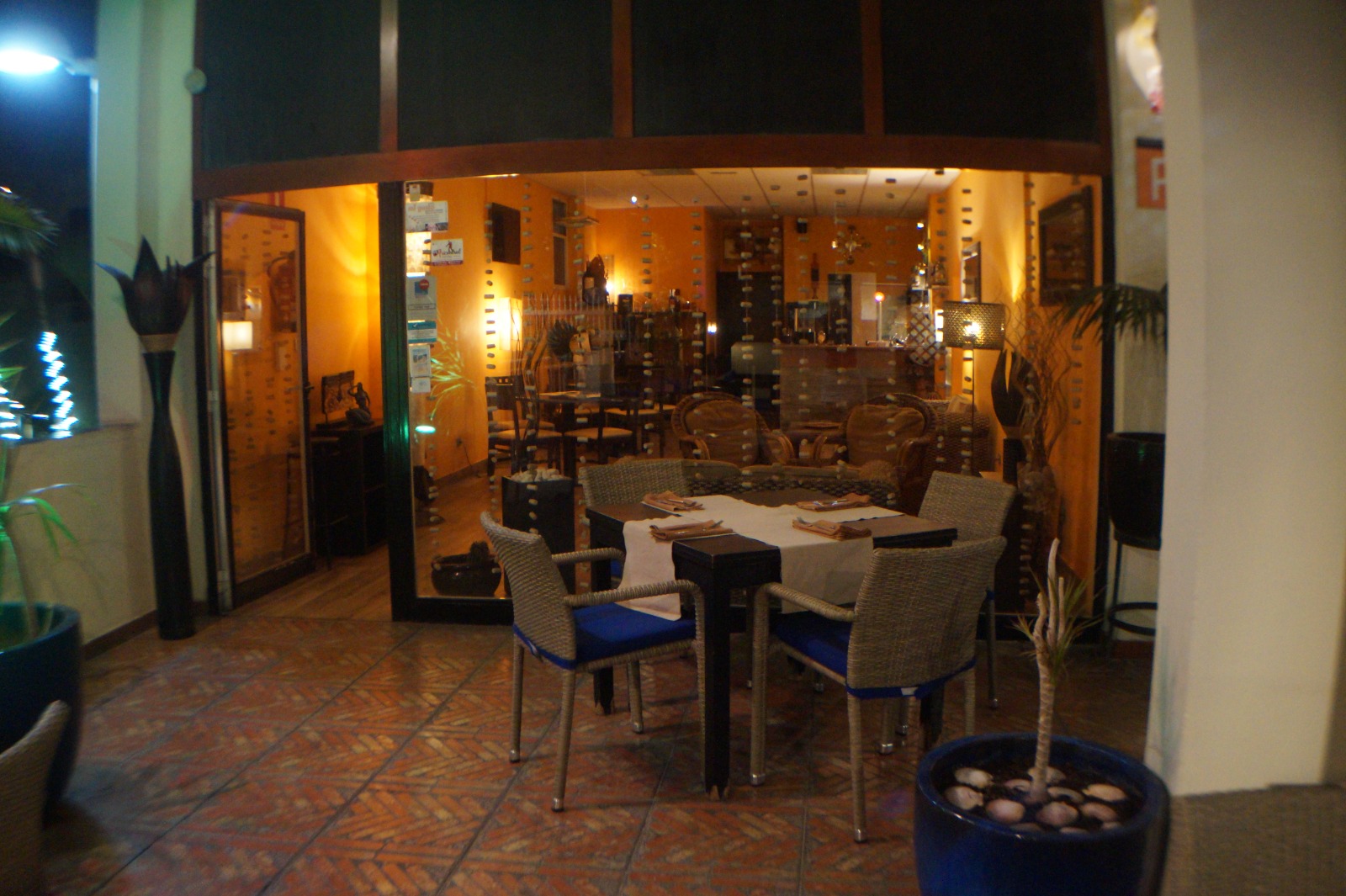 Terrazza del cocktail bar a Golf del Sur